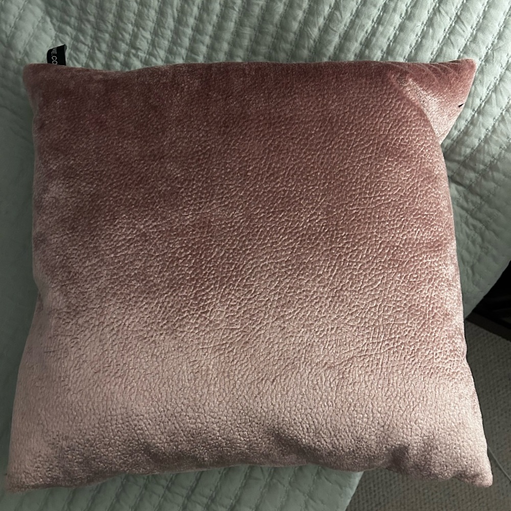 Patterned Velveteen Throw Pillow
